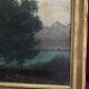 Old framed oil on panel “landscape”