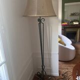 Lampadaire vintage fer forgé