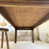 Country farmhouse table in solid beech and oak 2.5m XL