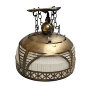 Amsterdamse School / hanging lamp / copper 1920s / Johanna van Eijbergen