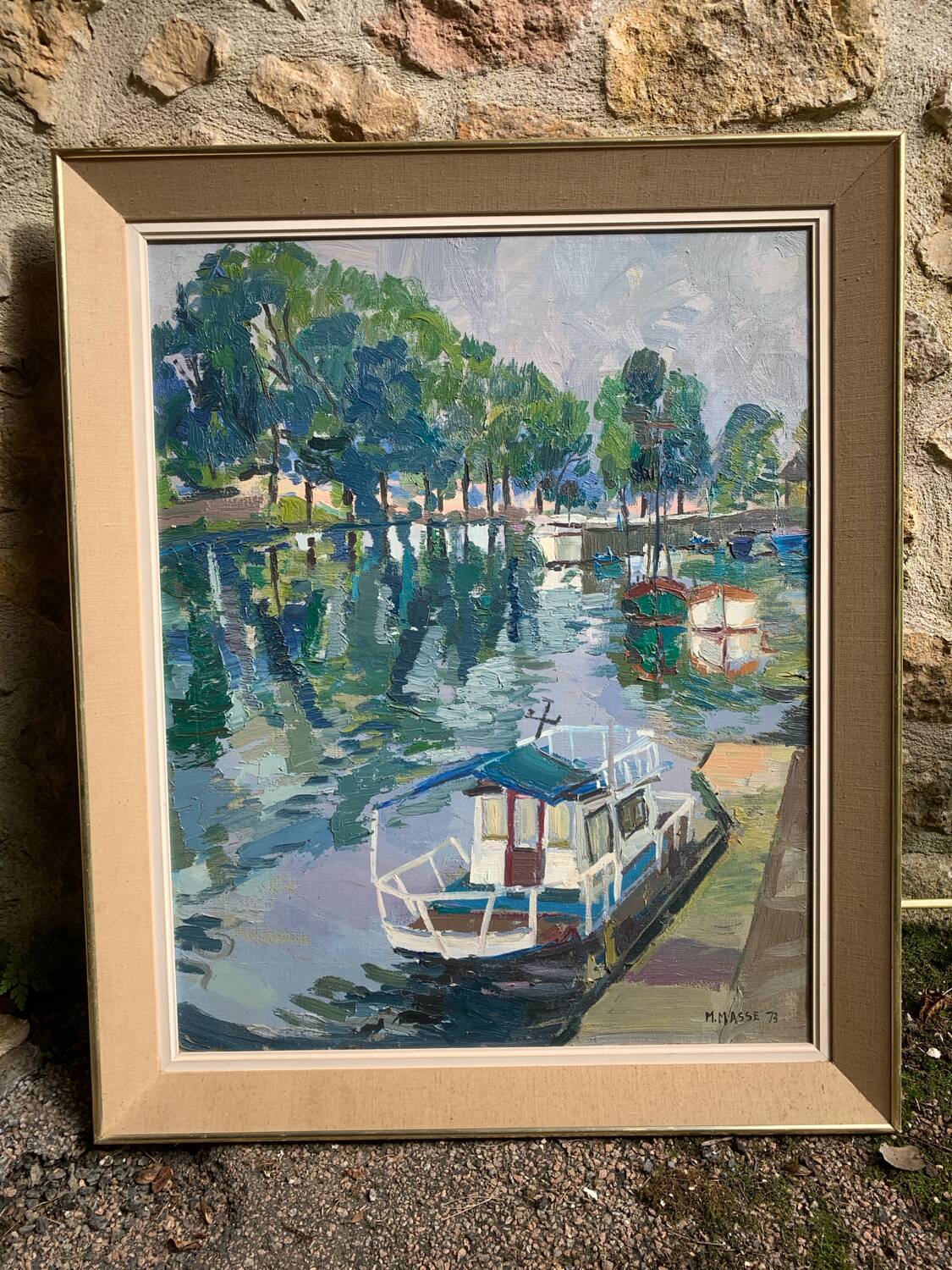 Micheline Masse painting