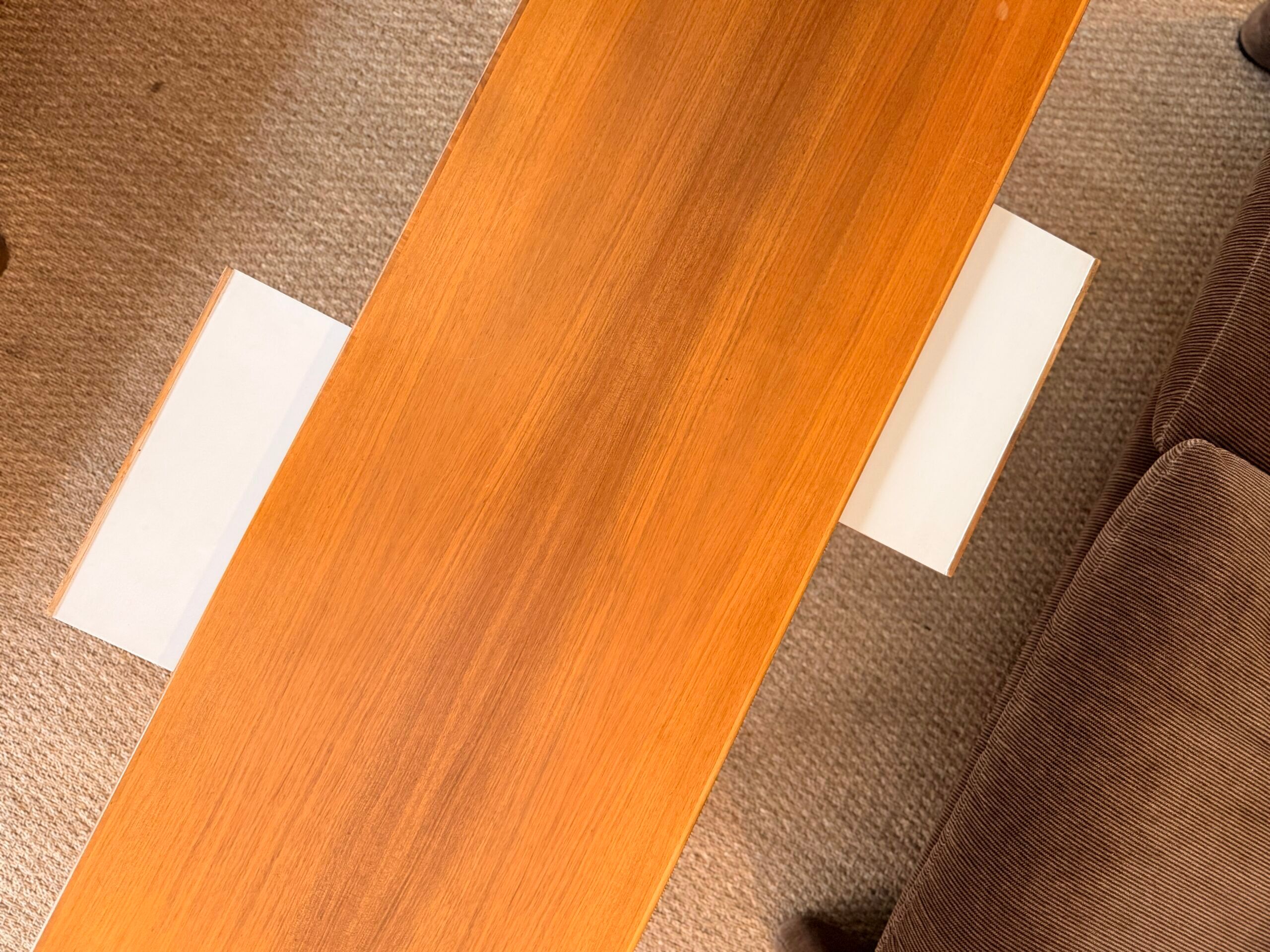 Table basse Wilhelm Renz des années 60 en hêtre