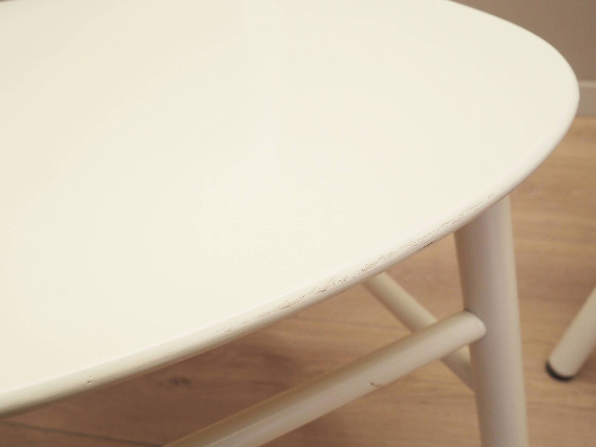 Set of four beech chairs, Italian design, 1970s, production: Italy