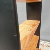 Black two-tone pine shelf
