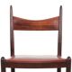 Suite de 4 chaises scandinaves en palissandre de Rio