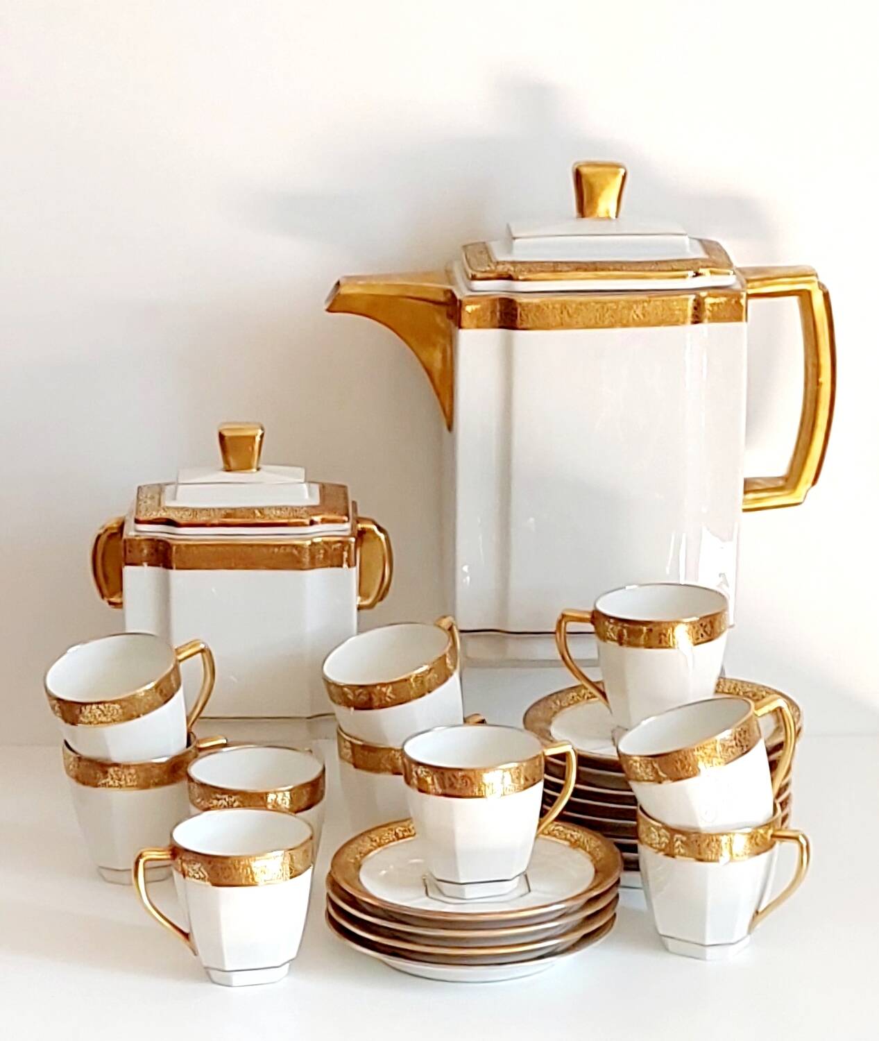 Art Deco coffee service