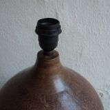 Foot of Lamp Ball in Hammered Metal 70s