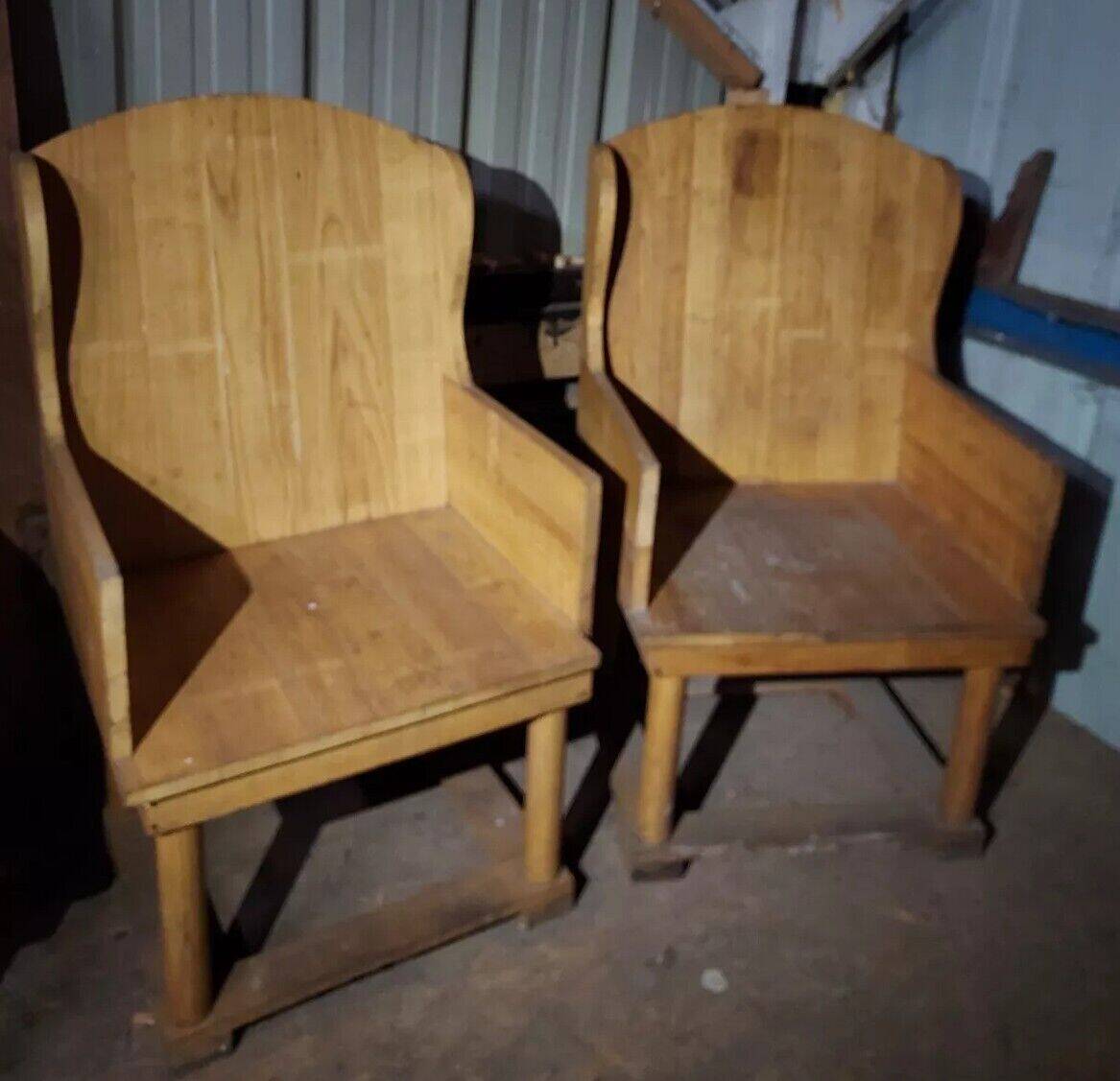 fir winged benches (pair)