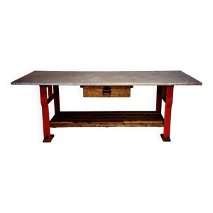 table de jardin, établi - industriel