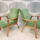 Two vintage armchairs