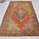 Oushak Vintage Handmade Wool Rug