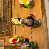 Rare series of 5 Murano Borek Sipek (1949-2016) flower-shaped sconces