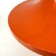 Orange tulip pendant light in formed sheet metal – Space Age style, 70s