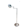 Vintage chrome eyeball floor lamp from the 70s