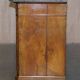 Antique walnut commode from 1860 with a marble top and original key.
