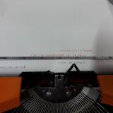 Vintage 70 orange Silver-Reed 100