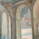 Oil painting The Colonnade