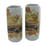 Pair of Earthenware Vases Siena Series by Ellen Malmer for Royal Copenhagen