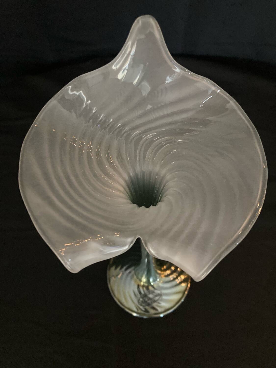 Taly Murano glass arum vase