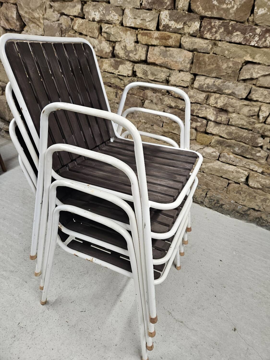 4 EMU chairs, Rio model, 1960