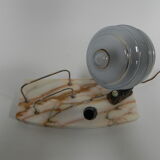 Art deco desk lamp with pen and letter holder