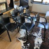 Set of 6 Thonet chairs 320 stackable