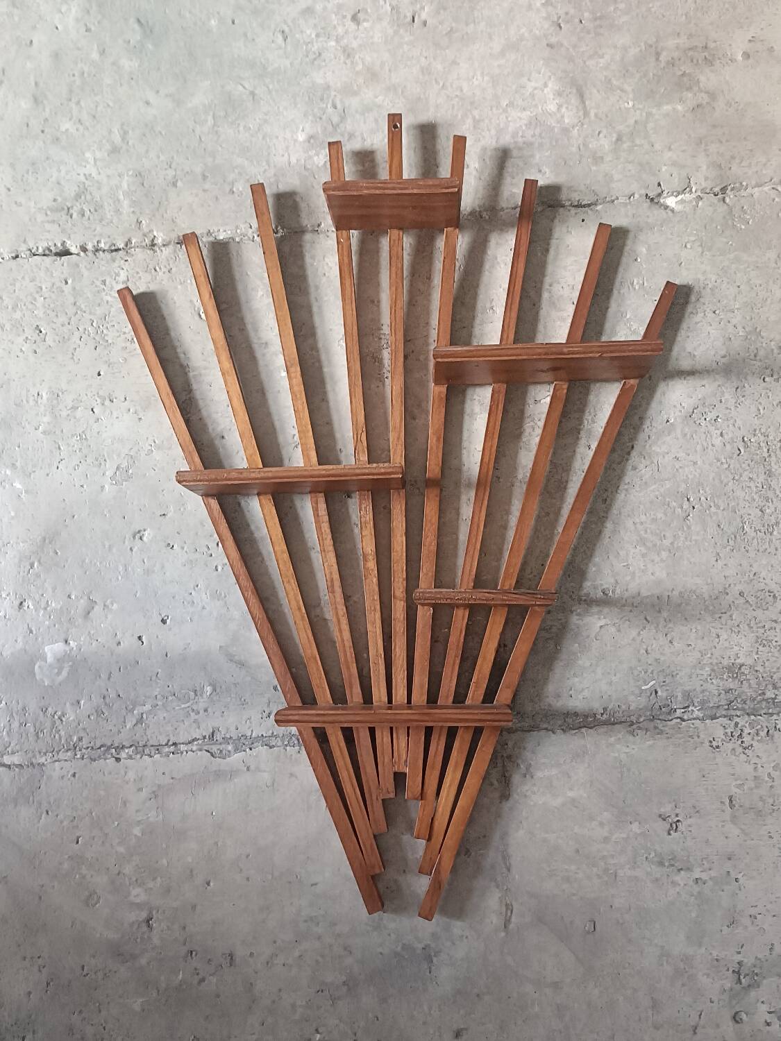 Small vintage fan shelf