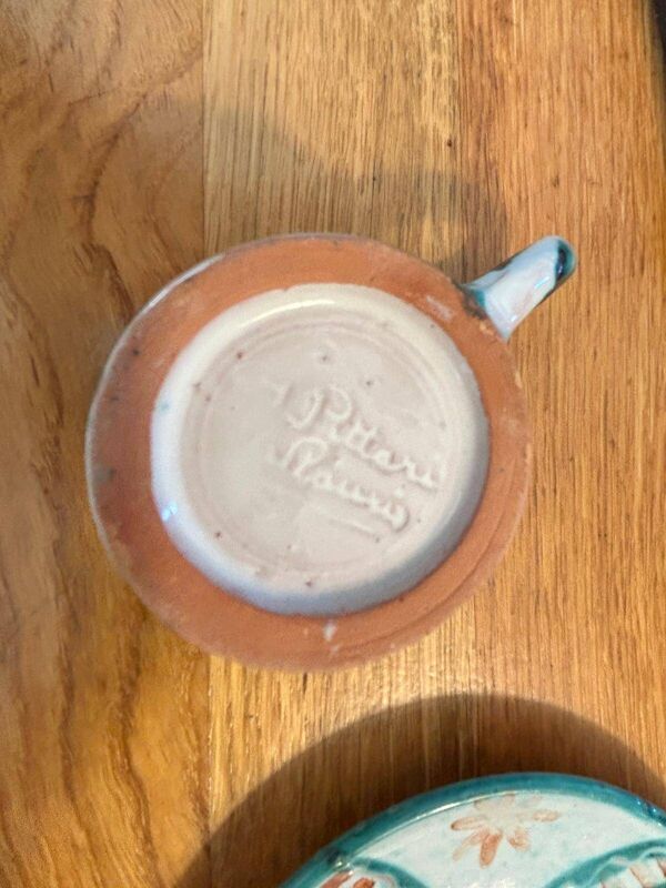 Partie de service à café Humbert Pittari à Vallauris