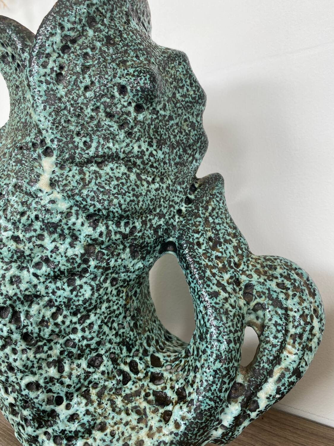 Vallauris zoomorphic fish vase