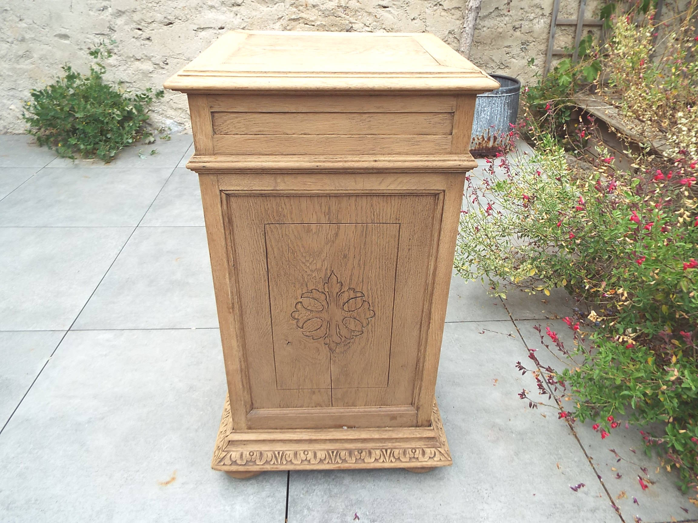 Neo-Renaissance bedside table