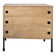Three-drawer commode ARP — Minvielle, oak and lacquered metal, France, years