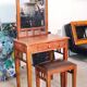 Coiffeuse Art déco et son tabouret assorti, 1930-1940