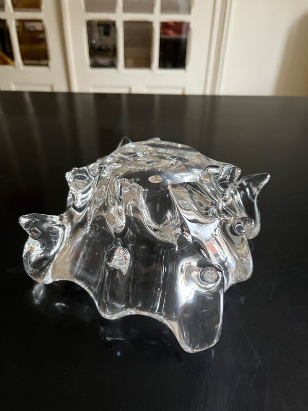 Cendrier en cristal années 70