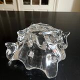 70s crystal ashtray