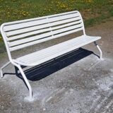 Iron and wood bench of the 50s foldable