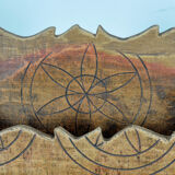 Beech Wabi Sabi cabinet, circa 1850