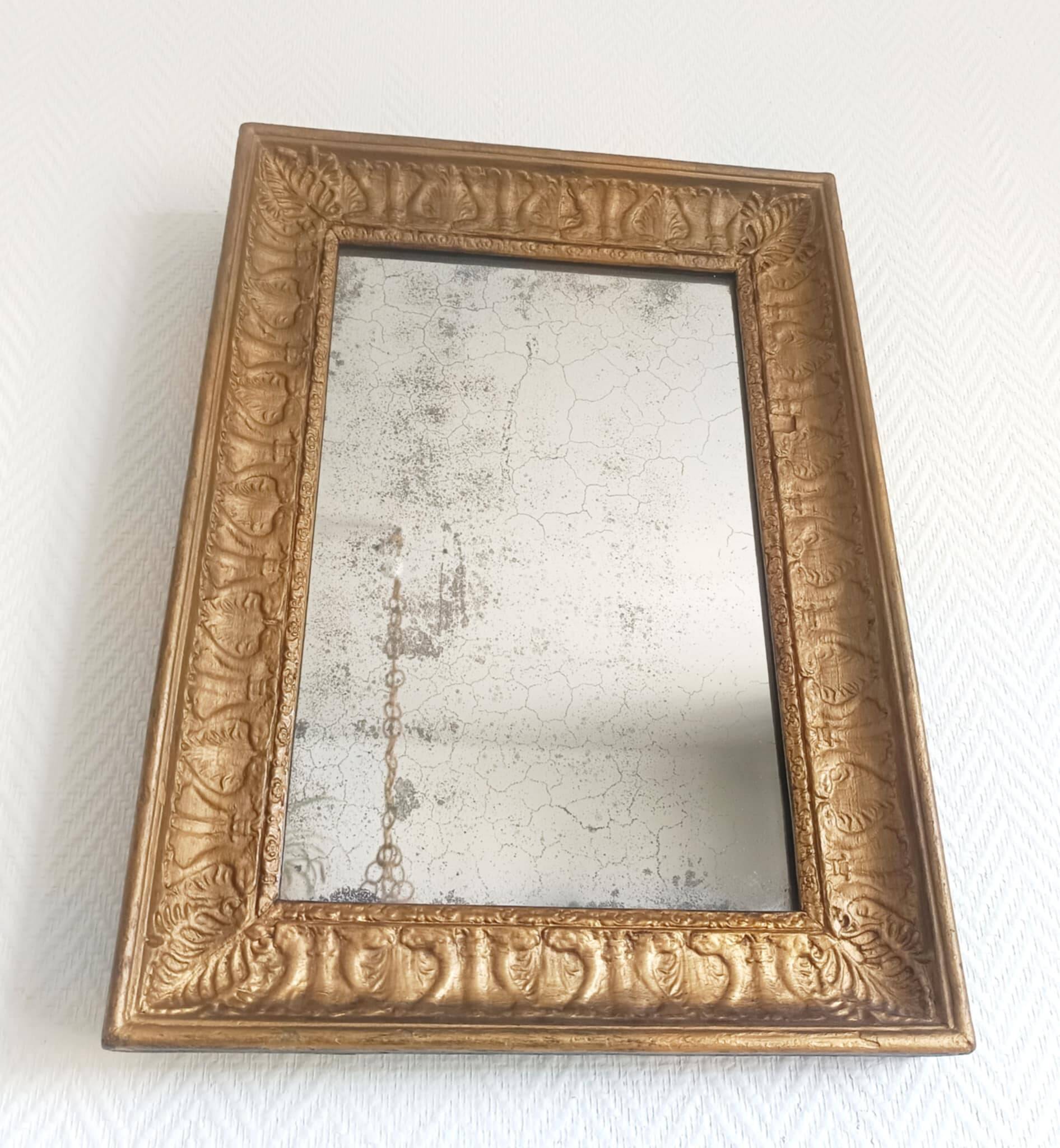 Louis Philippe style gilded wood mirror