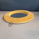 Vintage mirror with mustard velvet frame