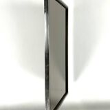 Italian vintage Romeo Rega chrome and brass mirror from 70s