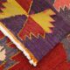 5x8 Red & Yellow Handmade Turkish Kilim Rug, 155x245Cm
