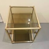Hollywood Regency coffee table / end table dlg Guy Lefèvre circa 1970