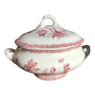 “Fontanges” soup tureen Sarreguemines