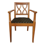 Art deco oak armchair 1940/1950