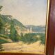 Oil painting on canvas Provencal landscape signed P. Chaplain 1931