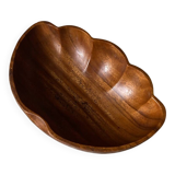 Teak fruit bowl