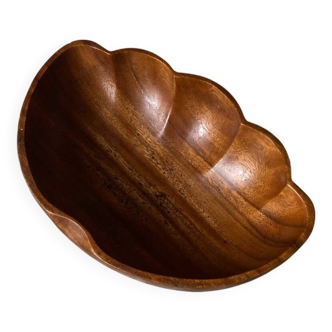 Teak fruit bowl