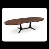 Extensible Baumann table in oak from the 1960s.