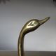 Golden brass swan 70s
