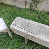Old farm bench