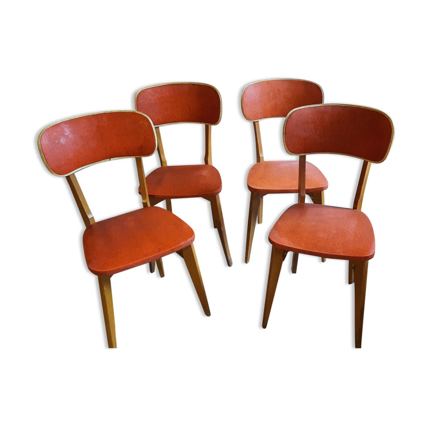 Set de 4 chaises année 50